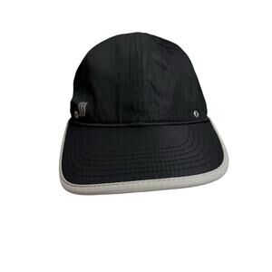 SAAKA All Sports Hat in Black 57cm Adult Medium Adjustable Lightweight Running